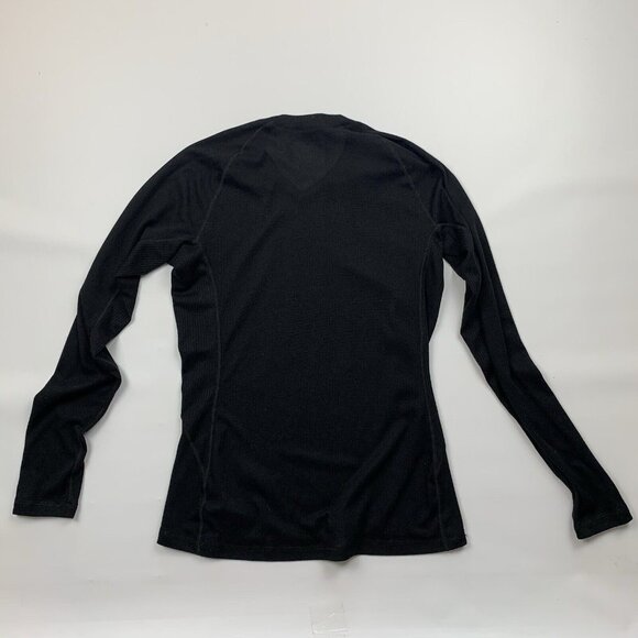 Patagonia Women M Long Sleeve Black Capilene Performance Base Layer Polyester - Picture 6 of 8